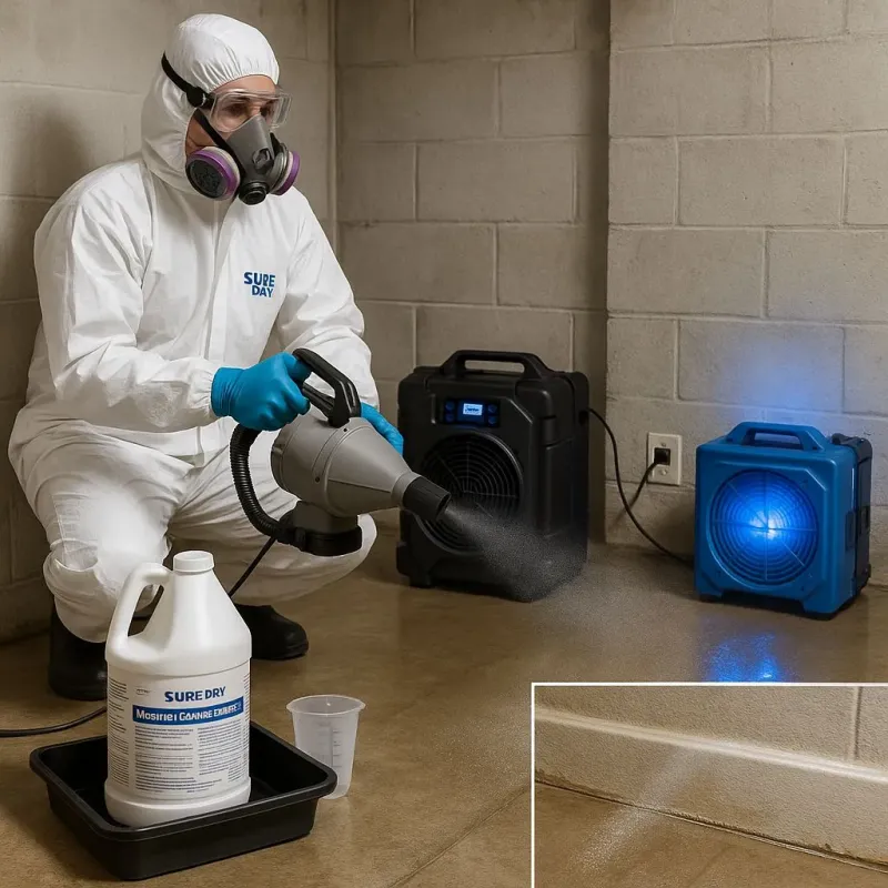 Sanitization and Odor Removal process in Blue Ridge, GA
